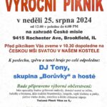 VÝROČNÍ PIKNIK-Česká Misie v Chicagu/25.08.2024 Brookfield *ILLINOIS*