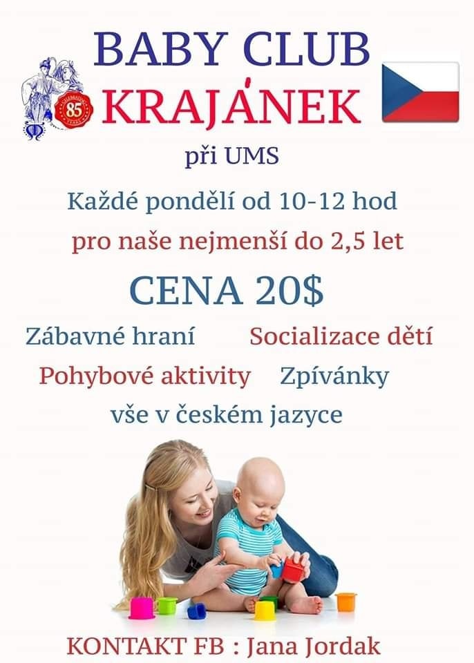 BABY CLUB KRAJÁNEK při UMS / Chicago *ILLINOIS*