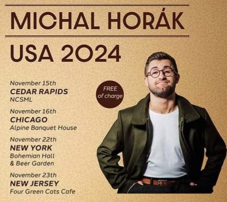 MICHAL HORÁK-USA 2024 /15.-23.11.2024 Cedar Rapids, Chicago, New York, New Jersey *USA*