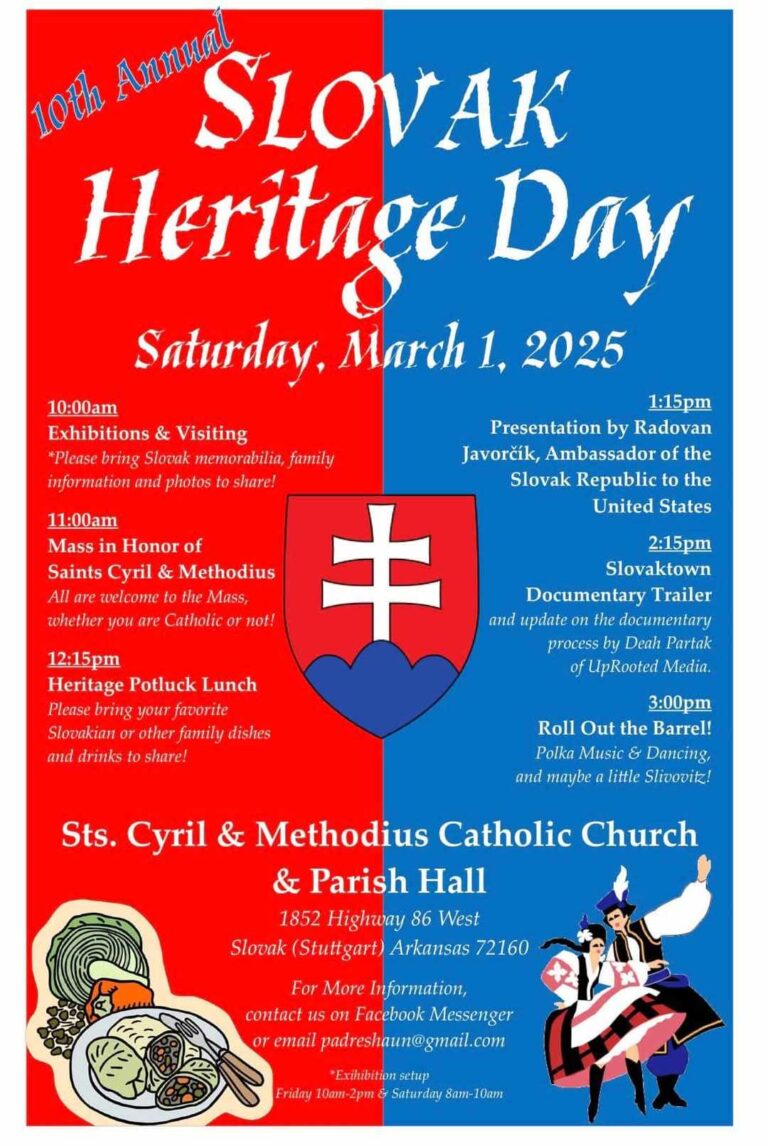 SLOVAK Heritage Day /01.03.2025 Stuttgart *ARKANSAS*