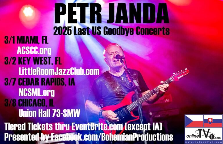 Petr Janda GoodByeTOUR 2025 (last) *USA*