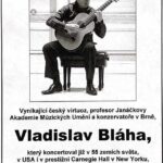 Koncert klasické kytary VLADISLAV BLÁHA /12.04.2025-Brookfield *ILLINOIS*