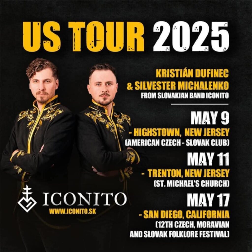 ICONITO US TOUR 2025 / 9.-17.05.2025 *USA* - Radio Krajan