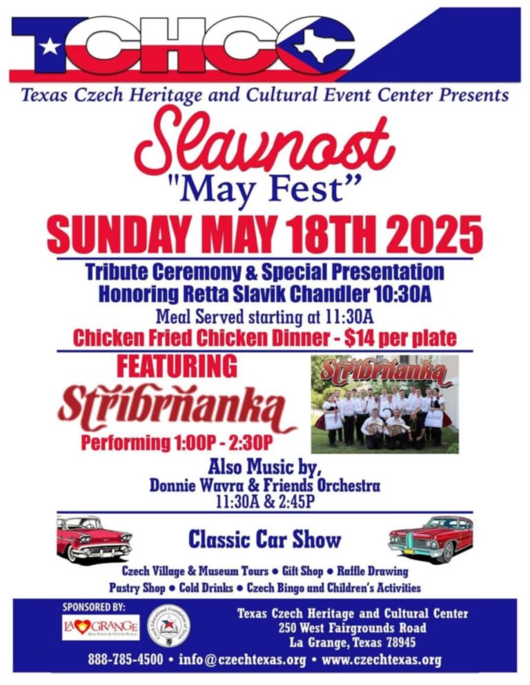 Slavnost “MAY FEST” /18.05.2025-La Grange *TEXAS*