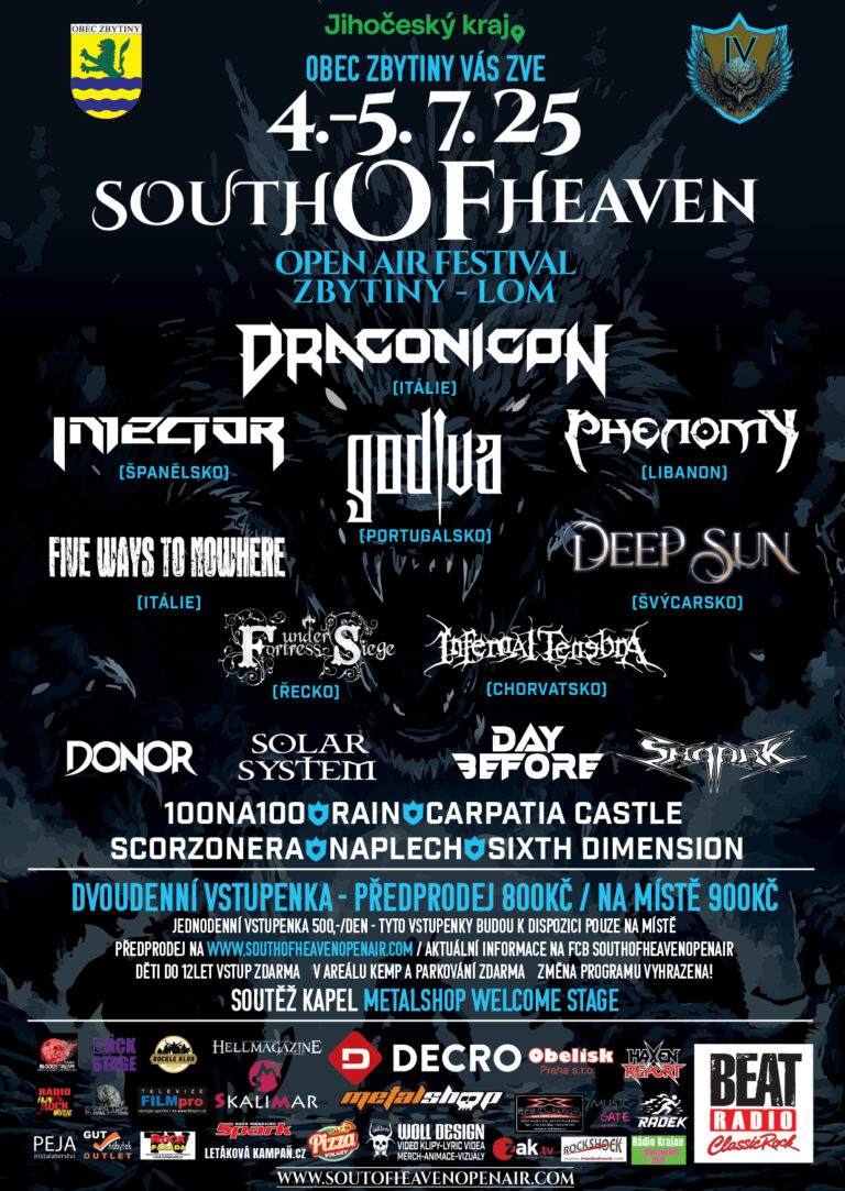 DRBY*FÁMY*SENZACE…about: South Of Heaven (festival)