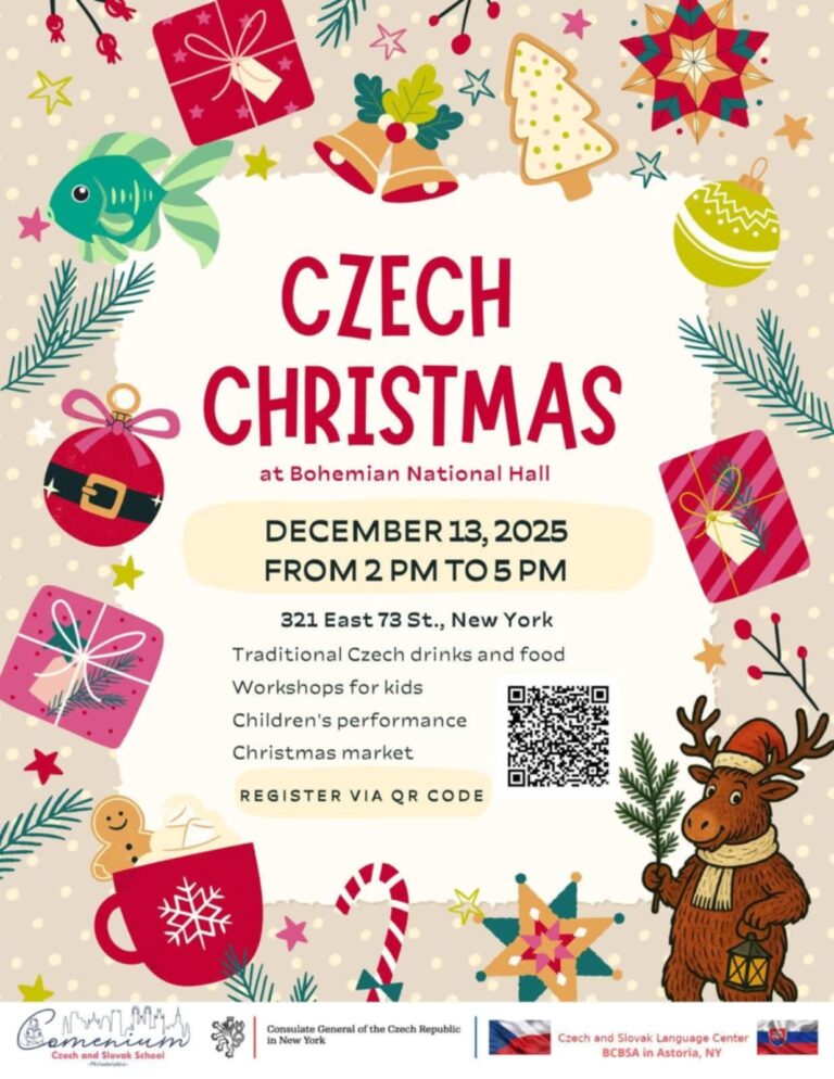 CZECH CHRISTMAS /13.12.2024 Bohemian National Hall *NEW YORK*
