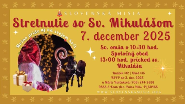 Stretnutie so Sv.Mikulášom /07.12.2025 Palos Hills *ILLINOIS*