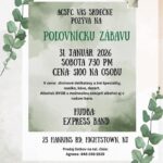 POLOVNÍCKA ZÁBAVA /31.01.2026 Hightstown *NEW JERSEY*