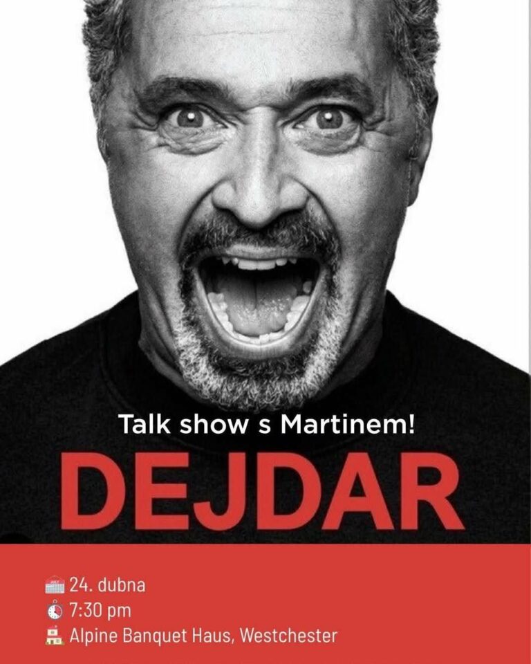 Talk show s Dejdarem /24.04.2026 Westchester *ILLINOIS*