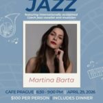 JAZZ…Martina Barta /29.04.2026 Cafe Prague Chicago *ILLINOIS*