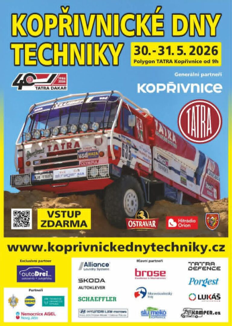 NĚCOzDOMOViny: Kopřivnické Dny Techniky /30.-31.05.2026 Kopřivnice *ČESKO*