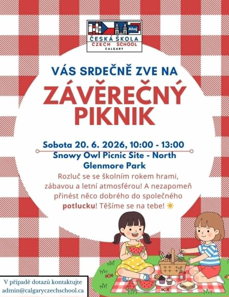 ZÁVEREČNÝ PIKNIK /20.06.2026 Calgary *CANADA*