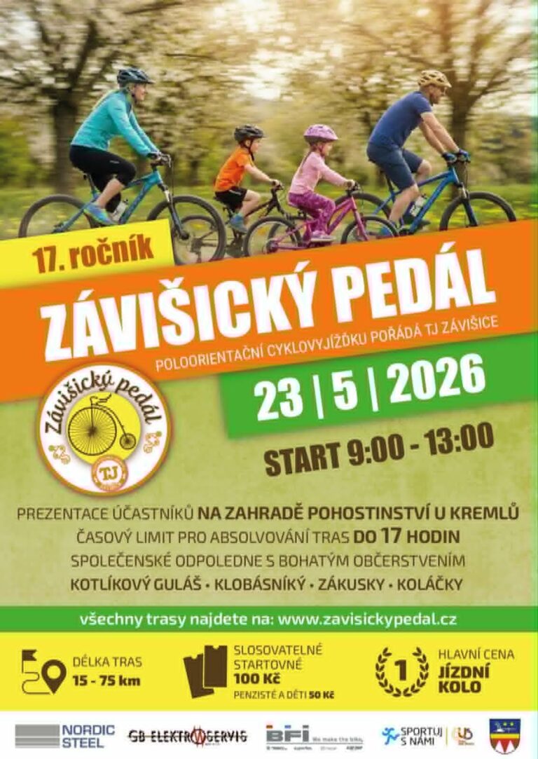 NĚCOzDOMOViny: Závišický Pedál /23.05.2026 Závišice *ČESKO*