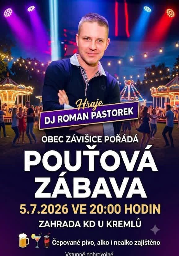NĚCOzDOMOViny: POUŤOVÁ ZÁBAVA /Závišice 05.07.2026 *ČESKO*