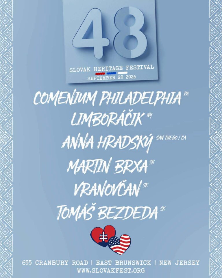 48.Slovak Heritage Festival /20.09.2026 East Brunswick *NEW JERSEY*
