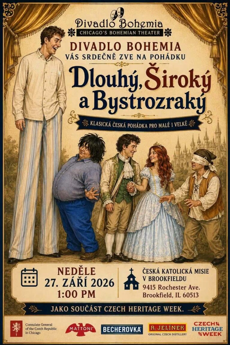 Dlouhý, Široký a Bystrozraký (Divadlo Bohemia Chicago) /17.09.2026 ILLINOIS